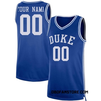 Men's Custom Duke Blue Devils Replica Basketball Jersey - Royal