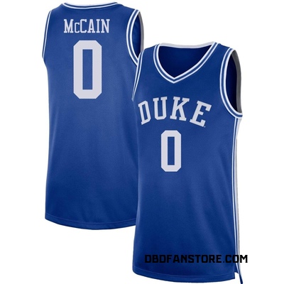 Men's Jared McCain Duke Blue Devils Replica Basketball Jersey - Royal