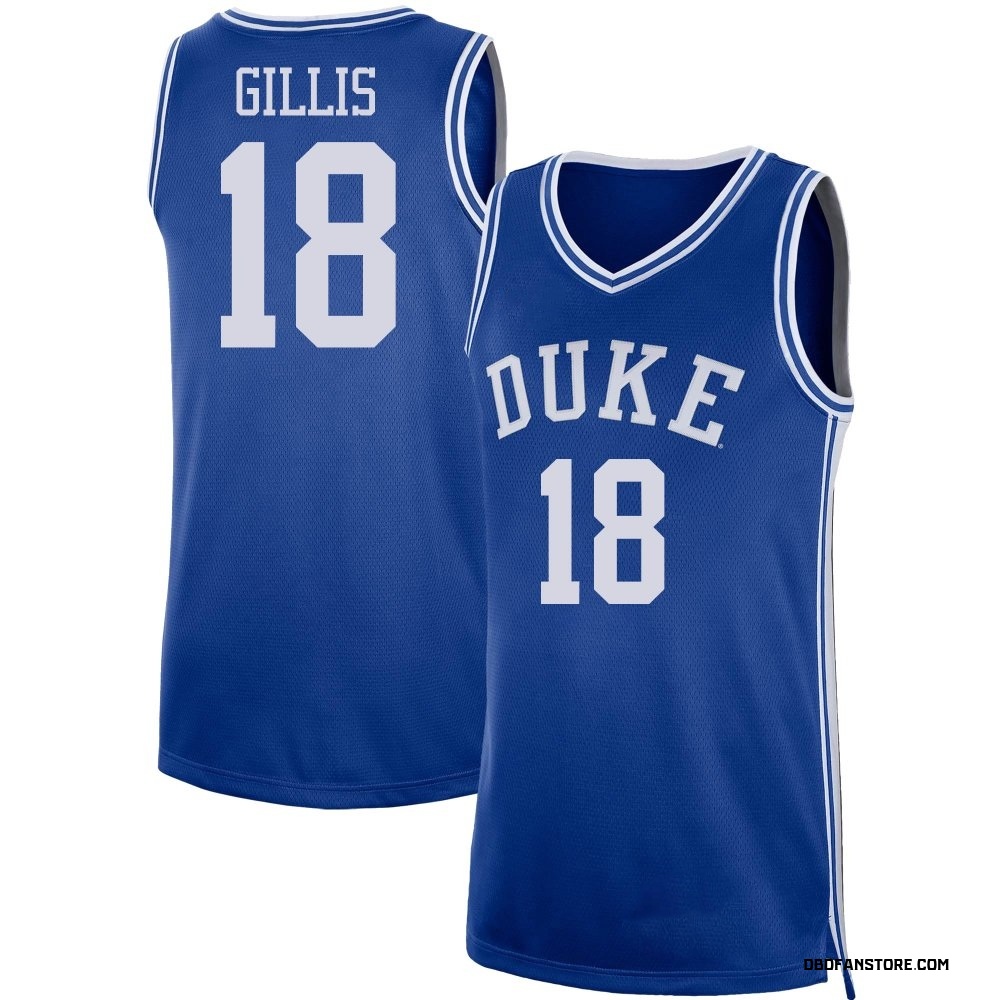 Men's Mason Gillis Duke Blue Devils Replica Basketball Jersey - Royal