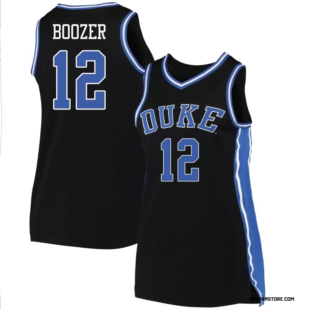 Women's Cameron Boozer Duke Blue Devils Replica Basketball Jersey - Black