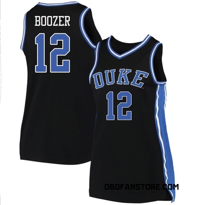 Women's Cameron Boozer Duke Blue Devils Replica Basketball Jersey - Black