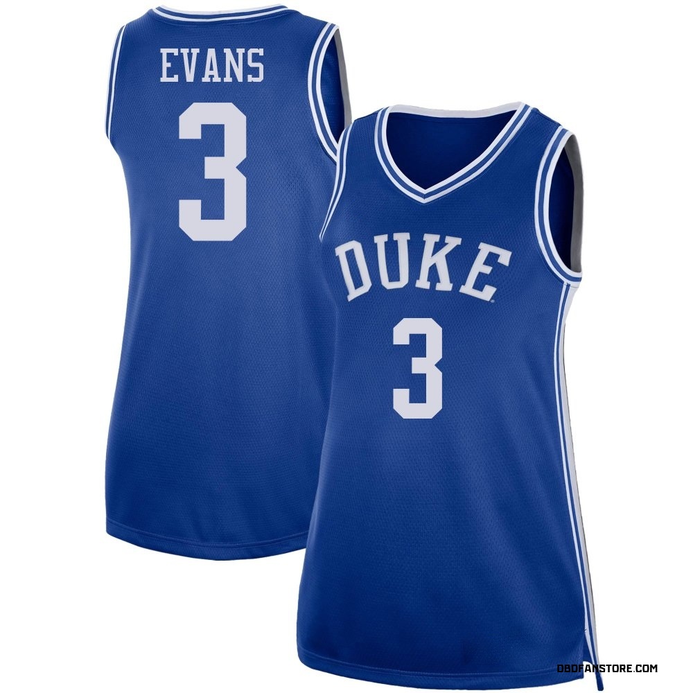 Women's Isaiah Evans Duke Blue Devils Replica Basketball Jersey - Royal