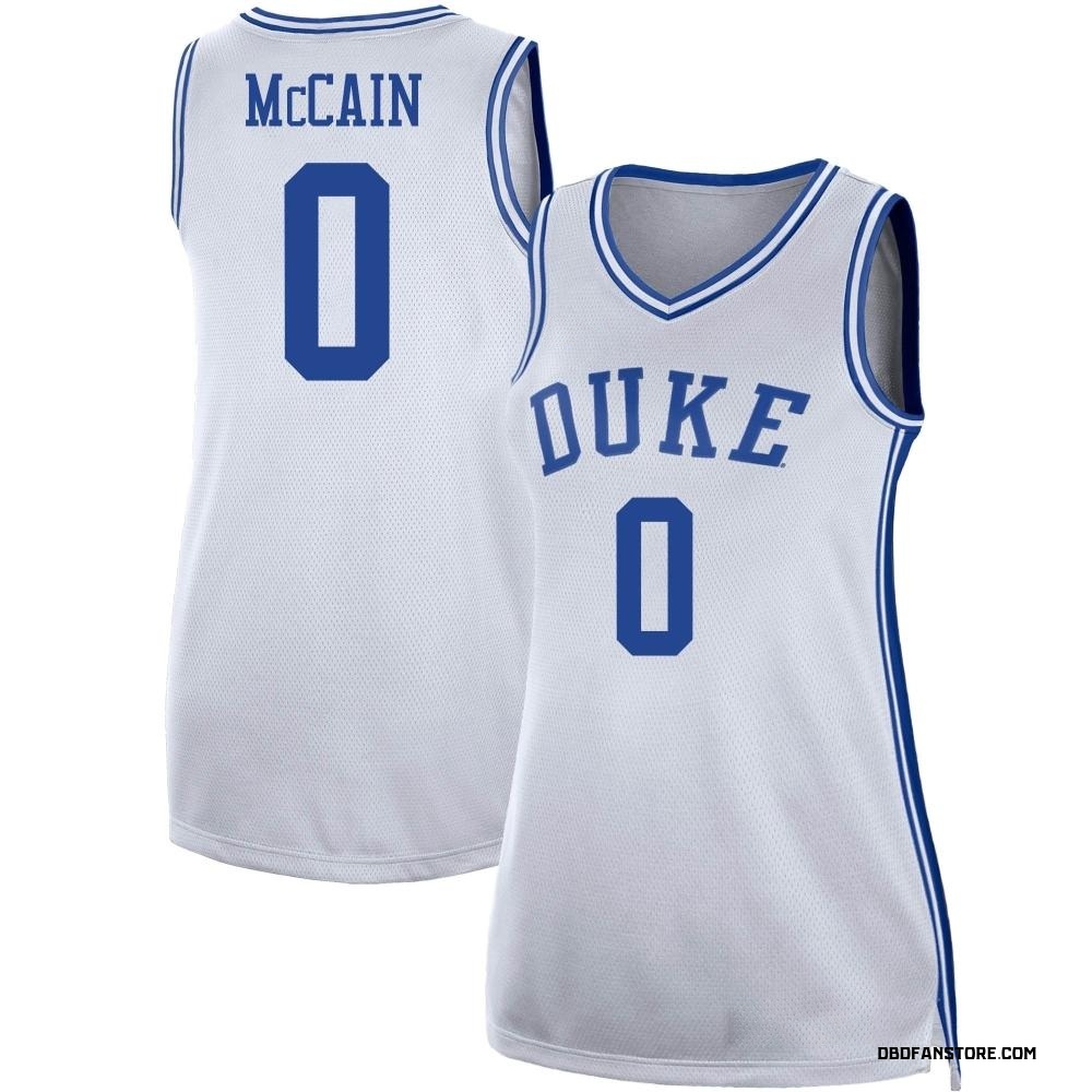 Women's Jared McCain Duke Blue Devils Replica Basketball Jersey - White