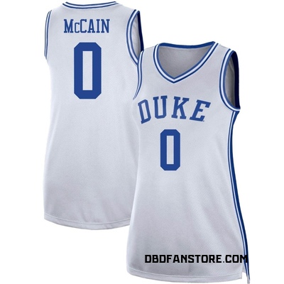 Women's Jared McCain Duke Blue Devils Replica Basketball Jersey - White