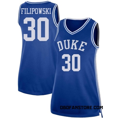 Women's Kyle Filipowski Duke Blue Devils Replica Basketball Jersey - Royal