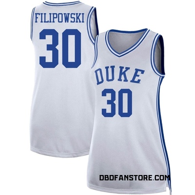 Women's Kyle Filipowski Duke Blue Devils Replica Basketball Jersey - White
