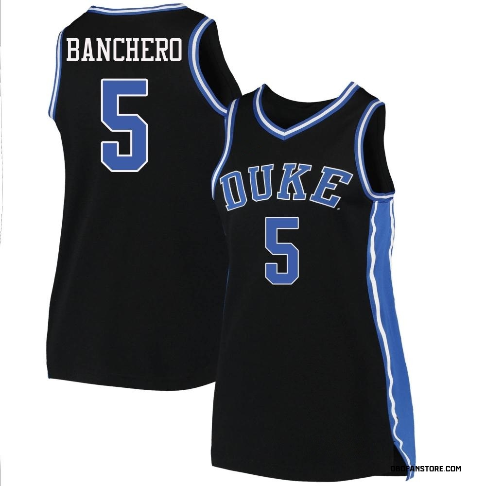 Women's Paolo Banchero Duke Blue Devils Replica Basketball Jersey - Black
