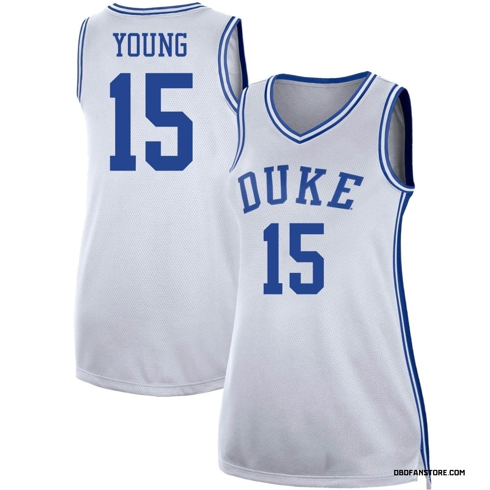 Women's Ryan Young Duke Blue Devils Replica Basketball Jersey - White