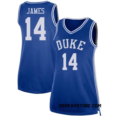 Women's Sion James Duke Blue Devils Replica Basketball Jersey - Royal