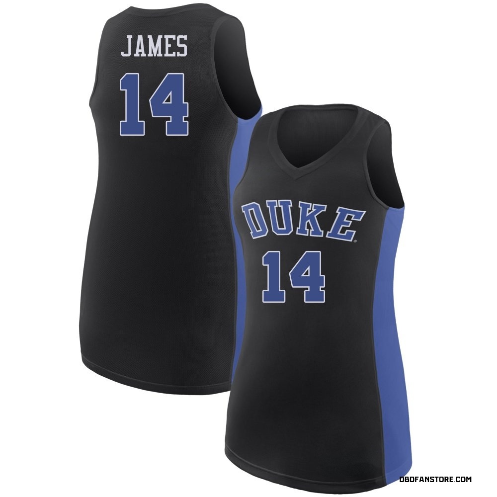 Women's Sion James Duke Blue Devils Replica /Royal Basketball Jersey - Black