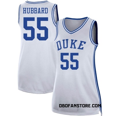 Women's Spencer Hubbard Duke Blue Devils Replica Basketball Jersey - White