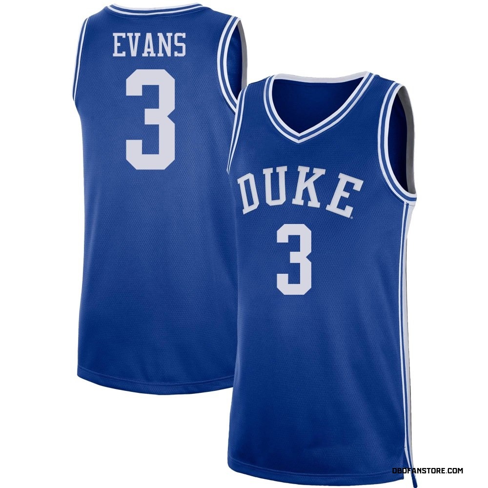 Youth Isaiah Evans Duke Blue Devils Replica Basketball Jersey - Royal