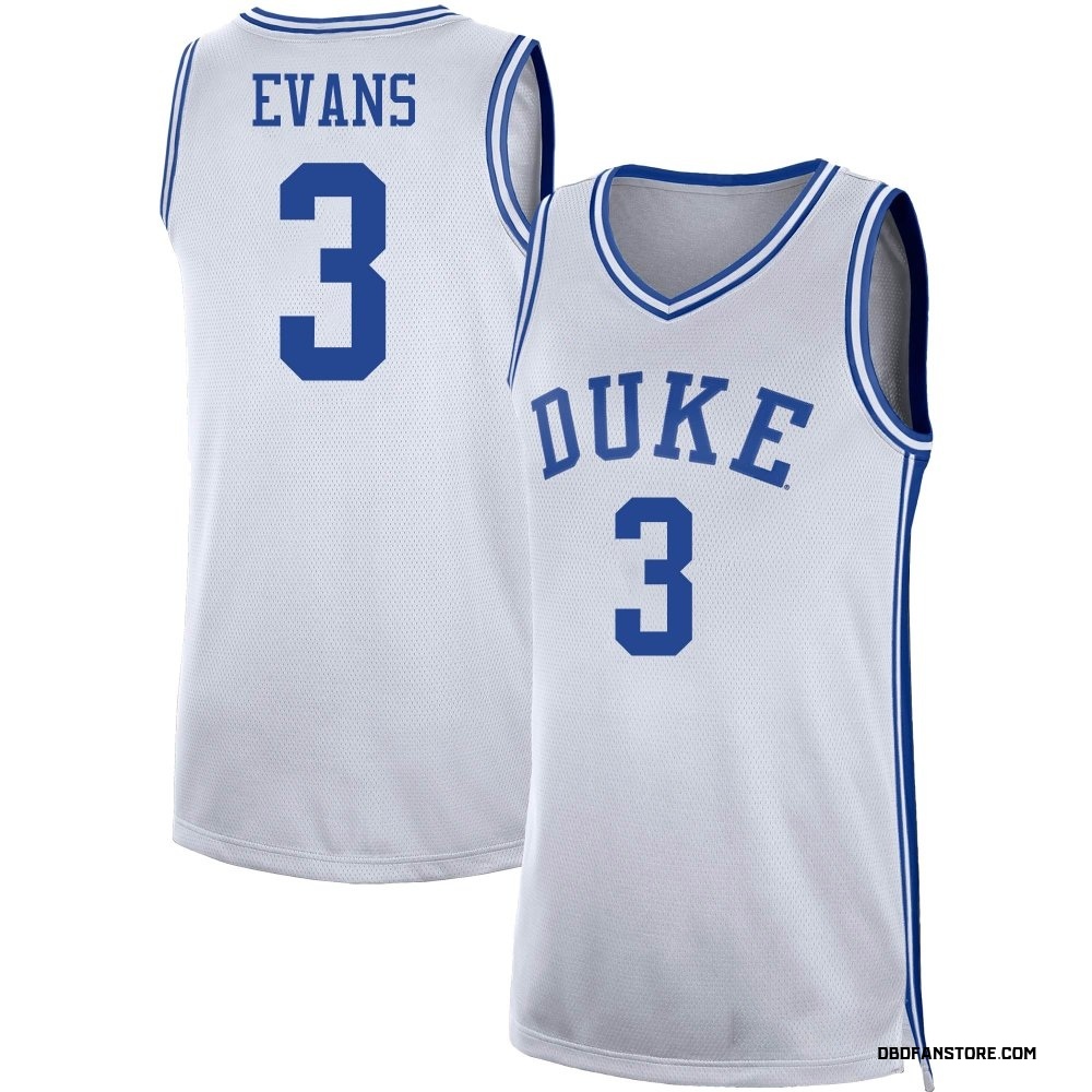 Youth Isaiah Evans Duke Blue Devils Replica Basketball Jersey - White