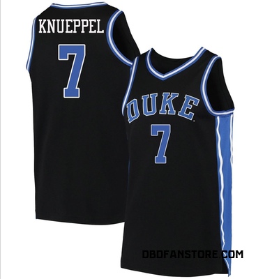 Youth Kon Knueppel Duke Blue Devils Replica Basketball Jersey - Black