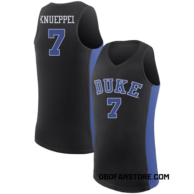 Youth Kon Knueppel Duke Blue Devils Replica /Royal Basketball Jersey - Black