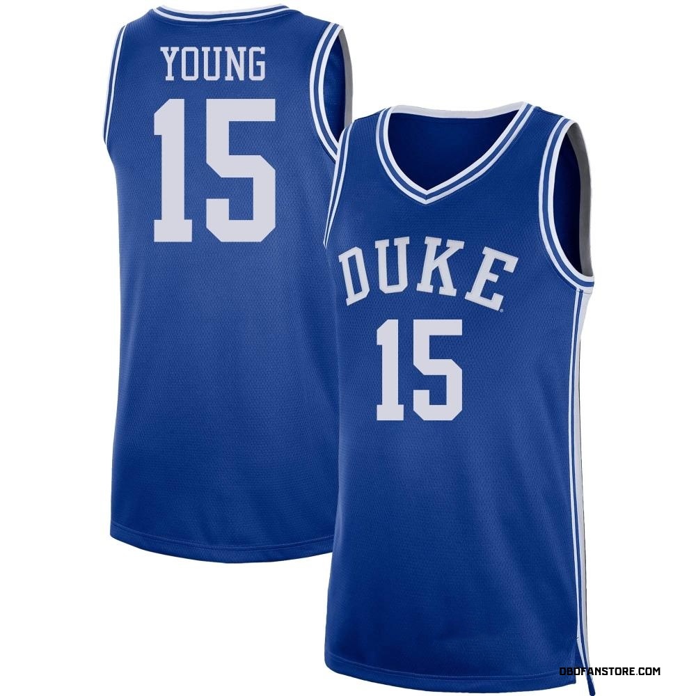 Youth Ryan Young Duke Blue Devils Replica Basketball Jersey - Royal