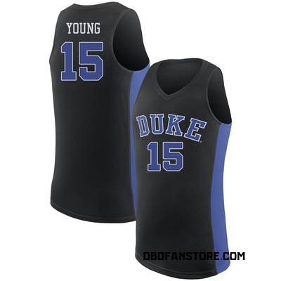 Youth Ryan Young Duke Blue Devils Replica /Royal Basketball Jersey - Black